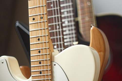 leisure activities white telecaster macro photography musical instrument